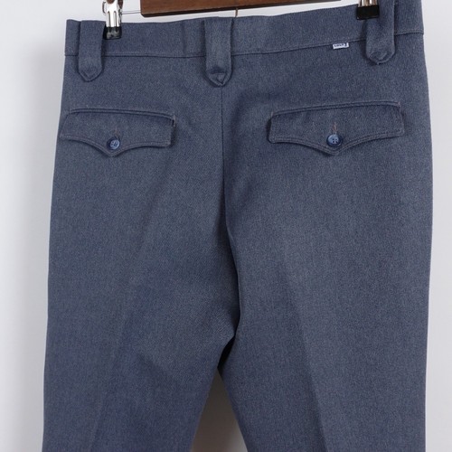 Vintage 70s Levi’s Sta-Prest Men’s Blue 33x30 FIT White Tab Flare Bell Bottoms - Picture 12 of 24