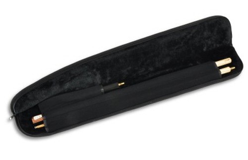 PERADON QUALITY PADDED SOFT CASE FOR 2 PC CENTRE SPLIT CUE **S2626** - Picture 2 of 2