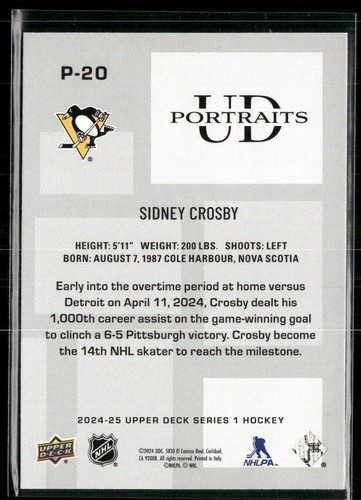 24/25 2024-25 Upper Deck SERIES 1 & 2 UD Portraits #P1 -#P60 ***U PICK LIST*** - Picture 41 of 121