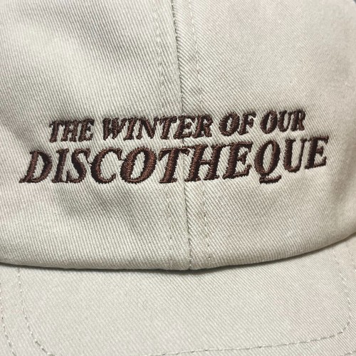 The Winter Of Our Discotheque Washed Embroidered Dad Baseball Cap | Discontent - Picture 9 of 22