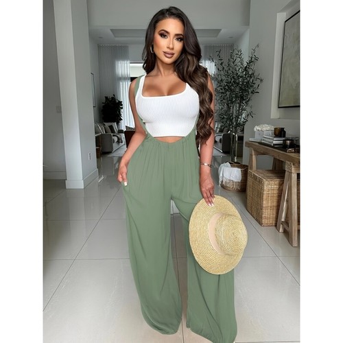 Womens Casual Wide Leg Palazzo Pants - Adjustable Drawstring Waist All Seasons - Picture 31 of 48