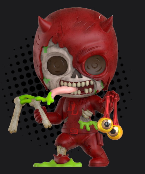 New Marvel Zombies - Daredevil Cosbaby (S) Bobble Head Hot