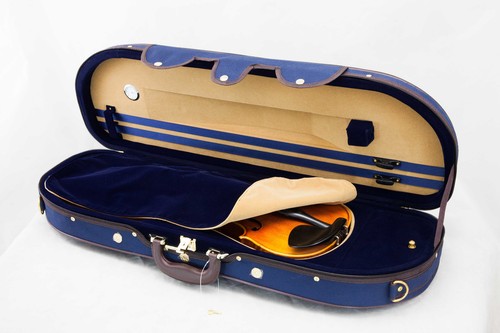 Sky Violin Halfmoon Case 4/4 Full Size Lightweight w Hygrometer Multiple Color - Picture 41 of 44