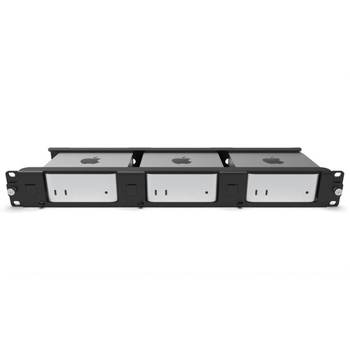 Rack mount MacRack Mac mini 2024+ Rack 19″ 2U for 1-3 Apple Mac mini 2024+ - Photo 10/10