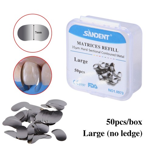 Dental Schnittmatrixsystem konturierte Metallmatrizen Nachfüller Matrixbänder USA - Bild 46 von 59