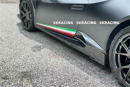 Kits de carrocería faldones laterales de fibra de carbono forja para Lamborghini Huracan LP580 LP610 - Imagen 8 de 12