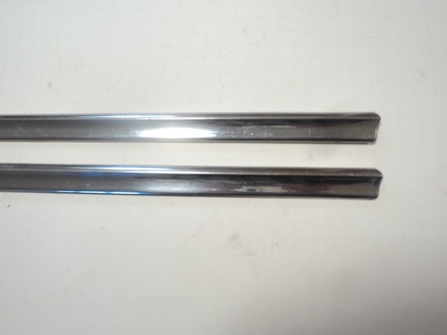 (2) OEM 1956 Chevy Bel Air LH RH Door Trim Molding 2 Door Hardtop Convertible 2 - Picture 5 of 14