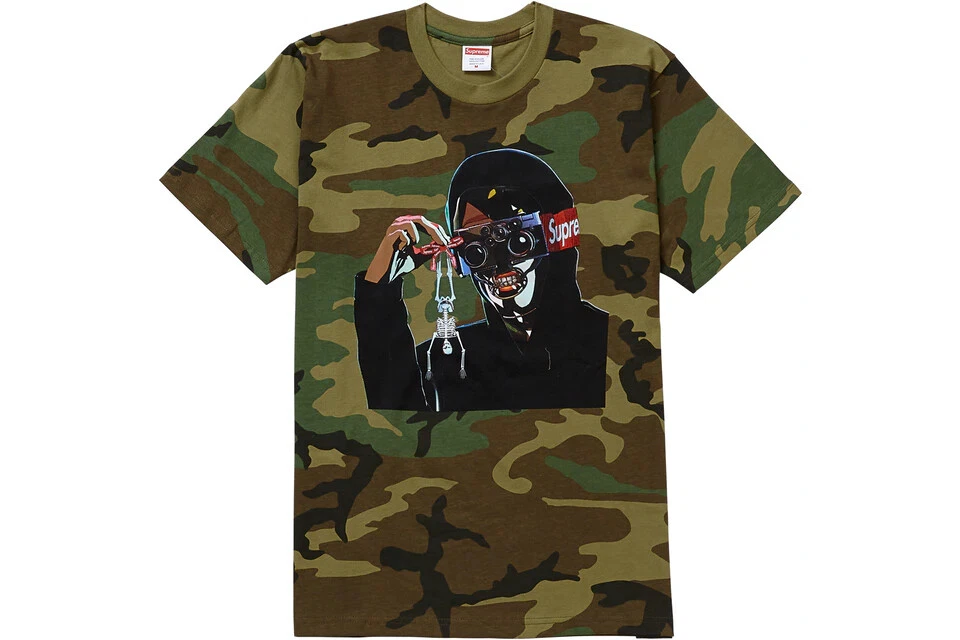 Supreme Creeper Tee Woodland Camo SS19 taille Medium NEUF RARE T shirt