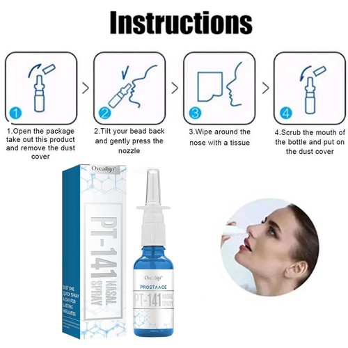 1/2/3x 20ml PT141 Nasenspray zur Steigerung Libido,sexuellen Leistungsfähigkeit - Imagen 10 de 13