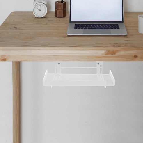 under Table Cable Management Rack Wire Holder for Desk Organizer - Afbeelding 5 van 12