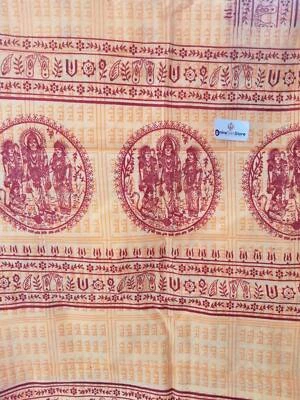 ONLINESIKHSTORE Hindu religious pandit dupatta chunari meditation jai shiri ram parna gamcha
