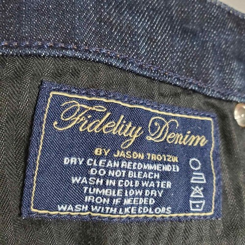 Fidelity Denim Jeans Women's Size 27 Mid Rise Flared Bella Donna Boot Cut USA - Picture 11 of 12