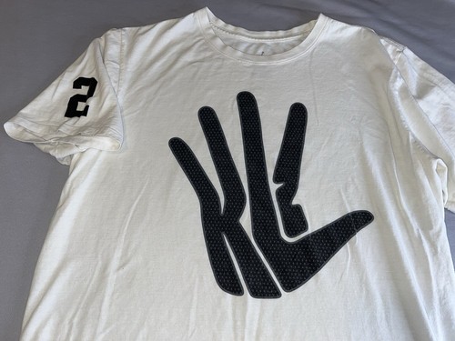 Air Jordan Kawhi Lenoard The Claw White T Shirt Medium RARE - Picture 2 of 10