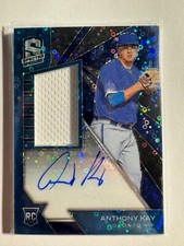 K189,176 - 2020 Panini Spectra Neon Blue #109 Anthony Kay Auto Jersey #/99