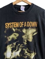 Vtg 90's System Of A Down Band Black Short Sleeve Unisex Tshirt Reprint KH6549