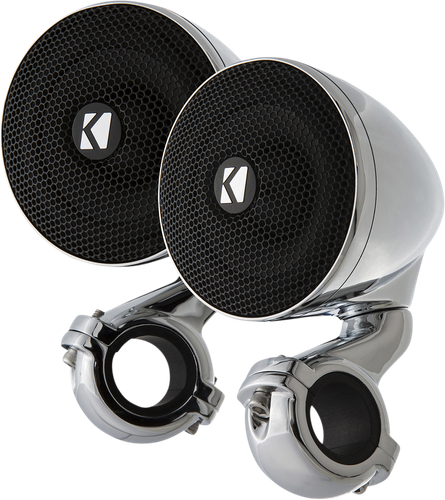 KICKER - 47PSM32 - Mini Speakers - 2 ohm - Chrome