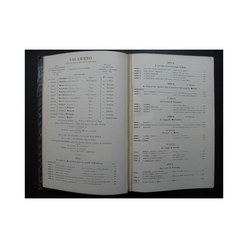 REYER Ernest Salammbo Opera Chant Piano 1892 - Imagen 4 de 6