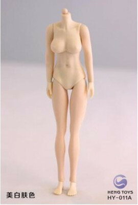 1//12 Heng Toys HY001A Female Pale Joint Body Action Figure Toy Model Custom Doll