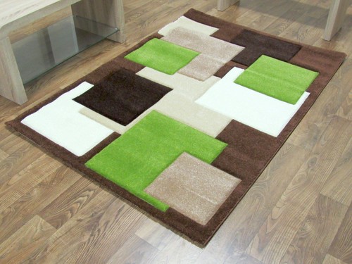 Living Room Rug Runner Abstract Design Soft Hand Carved 3D Textured Pile - Picture 27 of 67