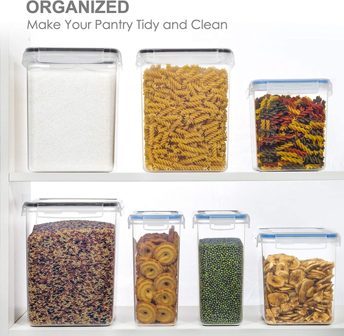 Large Food Storage Containers with Lids Airtight 5.2L /176Oz, for Flour, Sugar, - Picture 5 of 12