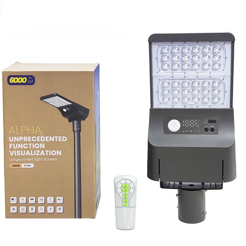 Parking Lot Solar Street Light Outdoor Commercial With Motion Sensor Dual CCT - Picture 23 of 24