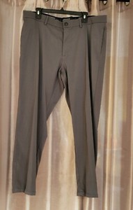 Nike Dri Fit Gray Chino Pants- Flat Front- Size  40 X 32