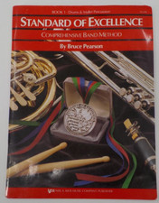 W21PR STANDARD OF EXCELLENCE SOFT BOOK 1 DRUMS MALLET PERCUSSION PRINT 1993 GOOD