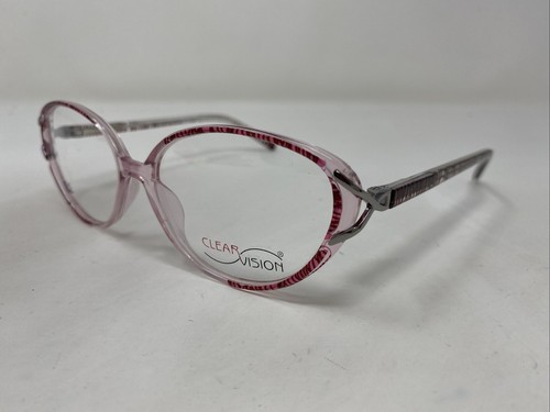 Clear Vision AGNES BERRY MULTI 55-15-140 Red Fade Full Rim Eyeglasses Frame IE88 - Picture 2 of 8
