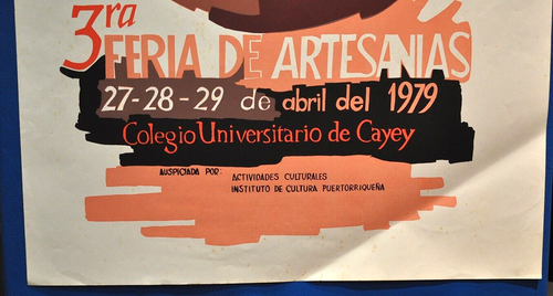Puerto Rico Art 1979 silkscreen 3ra Feria de Artesanias Cayey- Heriberto Davila - Picture 10 of 11