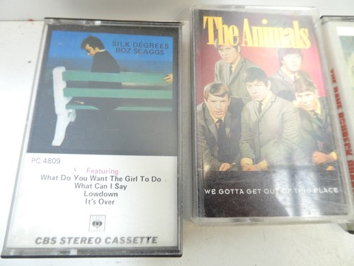 5 CASSETTE TAPES ORIGINAL VINTAGE BOZ SCAGGS, ANIMALS, DAVE BRUBECK, REMO, ELVIS - Picture 2 of 5