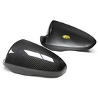 Real Carbon Fiber Car Door Side Mirror Cover Cap Add On For BMW M5 F10 2012-2017