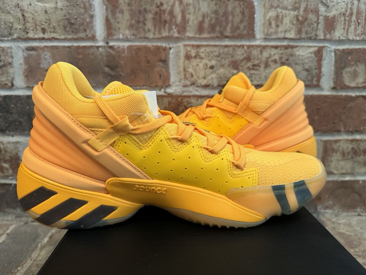 New 10 Adidas D.O.N. Issue #2 Crayola Gold Donovan Mitchell Shoes