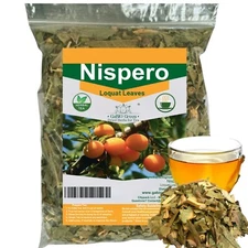 Nispero - Loquat Leaves, Resealable Bag, Nispero Leaves