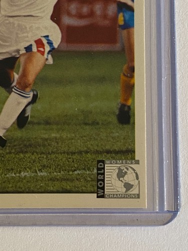 Copa Mundial Upper Deck 1994 inglés/español Mia Hamm #268 - novato radiocontrol - Imagen 6 de 7