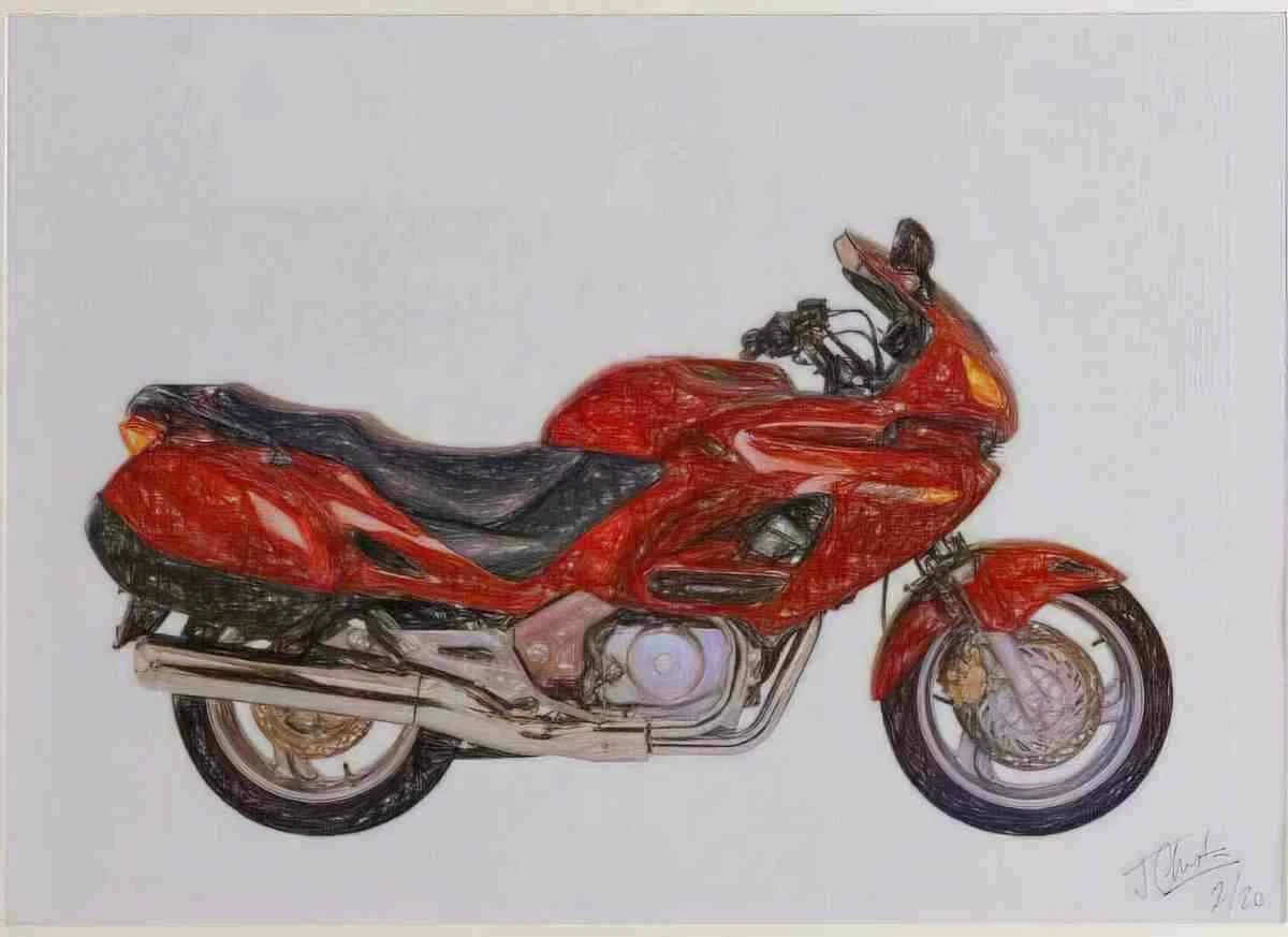 A3 Photo Limited Edition Honda NT650V Deauville 1998 eBay