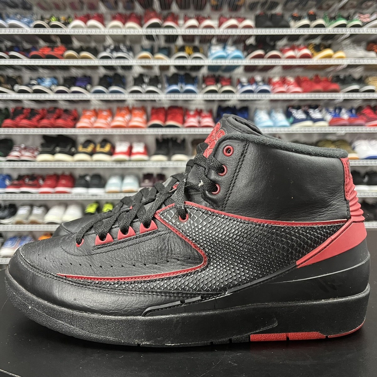 Nike Air Jordan 2 Retro Alternate 87 Black Varsity Red