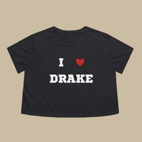 I HEART (LOVE) AUBREY CROPTOP | Seen on Aubrey Graham's IG | SEEN ON CELEBS - Picture 3 of 13
