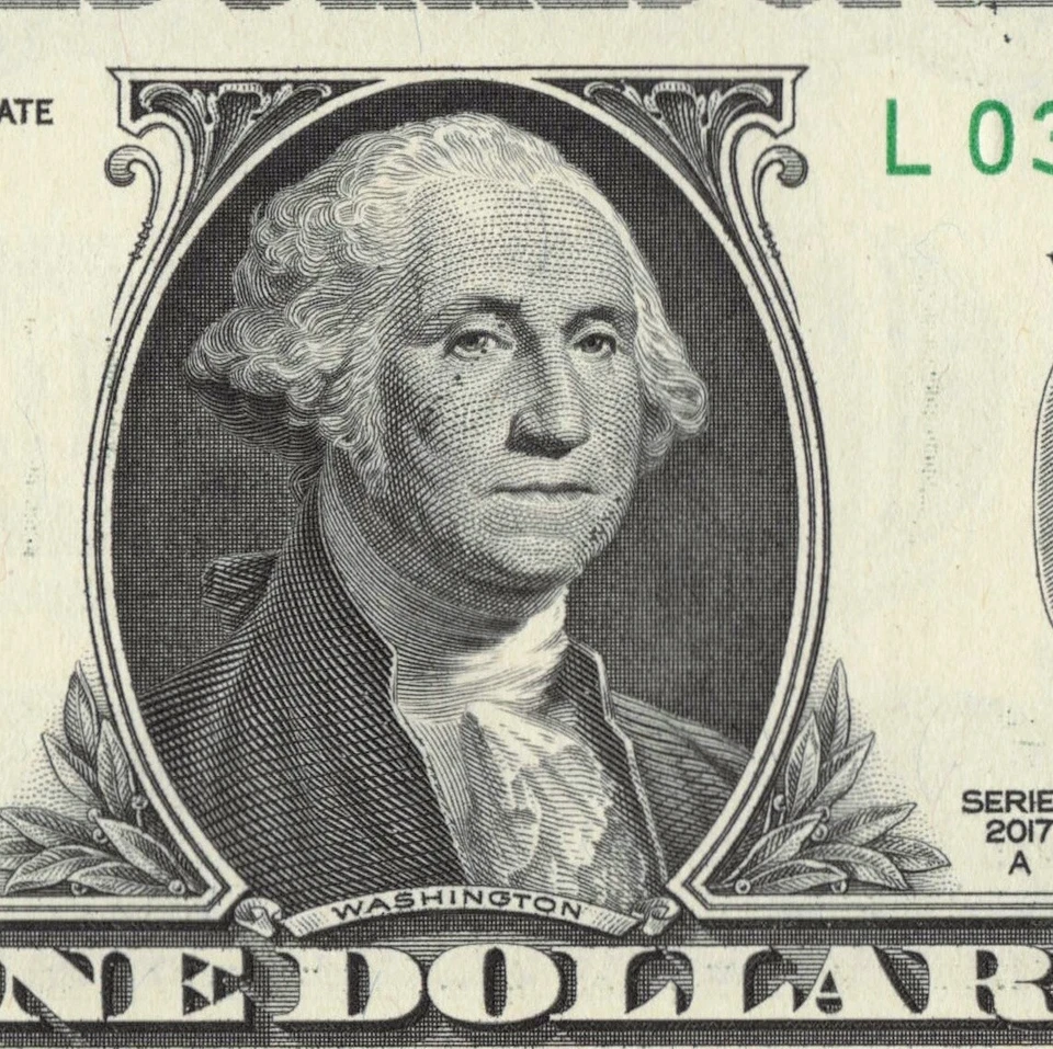 March 4 1950 Birthday Note Fancy Serial Number Dollar Bill 03 04 1950 CU - Image 2 of 4