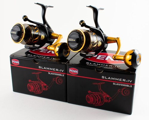 (LOT OF 2) PENN SLAMMER IV SLAIV5500BLS 5.6:1 BAILESS SPINNING REEL #1545765