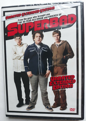 Superbad (2007 DVD, Unrated Extended Edition) New, Sealed