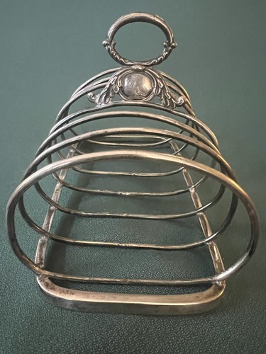 ELEGANT STERLING SILVER VICTORIAN 6 PIECE TOAST RACK 223 GRAMS - Picture 2 of 10