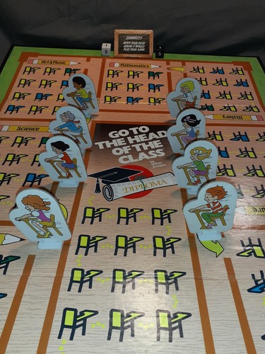 Vintage VTG GO TO THE HEAD OF THE CLASS Deluxe Edition Board Game 1986 MB - Picture 8 of 12