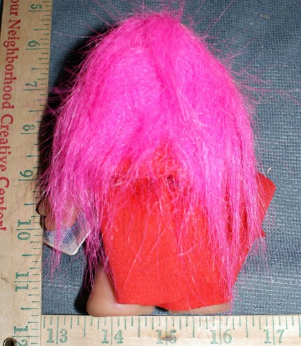 Conjunto de Muñeca Norfin Troll Dam Lil Diablo Rosa Cabello 5"1986 Boca Abierta Envío Rápido - Imagen 3 de 3