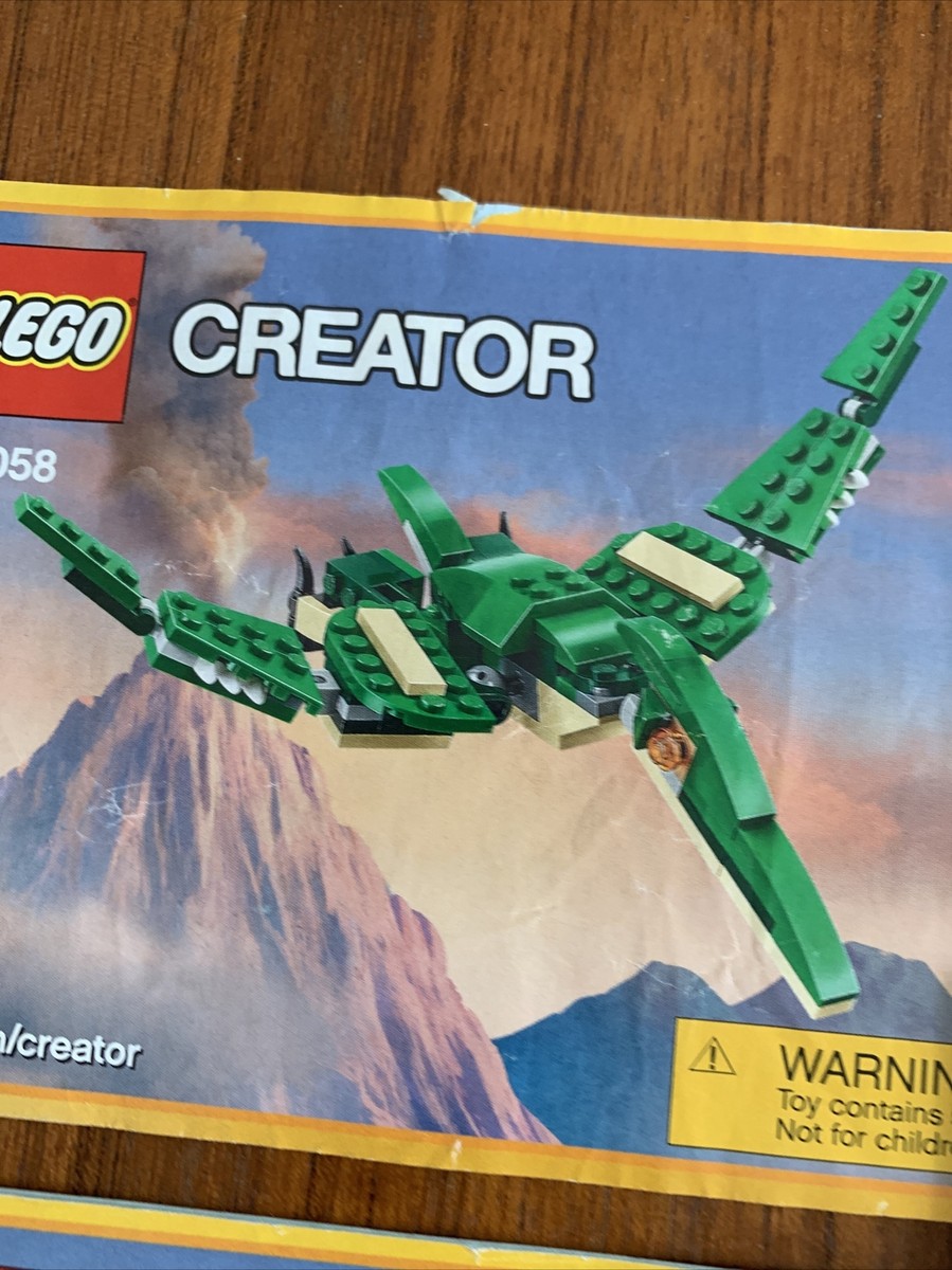 Lego creator dinosaur 3in1 instruction manual 31058