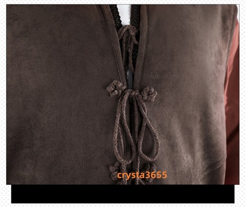 The Lord of the Rings Aragorn Cosplay Costume Outfits Boots Cloak Halloween Lot - Picture 10 of 35