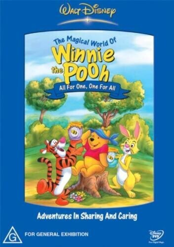 Magical World Of Winnie The Pooh - All For One, One For All DVD (Region 4, 1988) - Picture 1 of 1