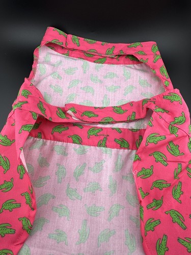 THE WORTHY DOG Al the Gator Dog Dress Lightweight Cotton Size Large - Picture 4 of 8