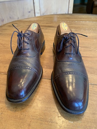 Mezlan Brown Nicola Cap Toe Oxfords 10.5 B - Picture 6 of 11