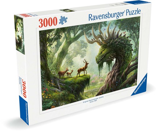 3000 Teile Ravensburger Puzzle Der Walddrache erwacht 12000808 - Bild 2 von 5