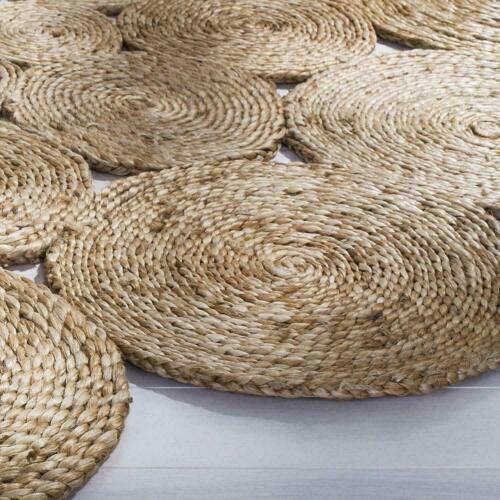 Rug Runner Natural Handmade jute Rectangle Carpet Living Modern Rustic Look Mat - Picture 4 of 11
